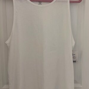 Women’s Essential White Sleeveless Tank